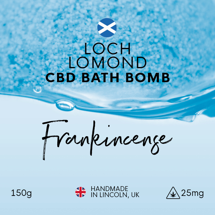 Loch Lomond Frankincense CBD Bath Bomb