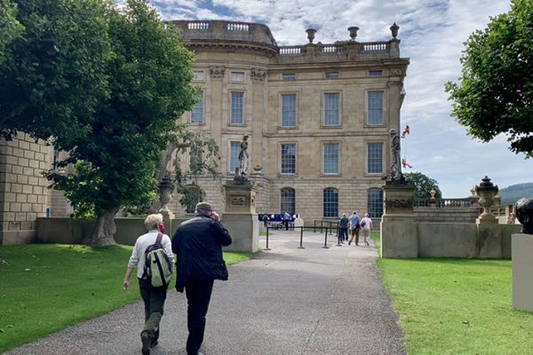 Entrance to a building Chatsworth House